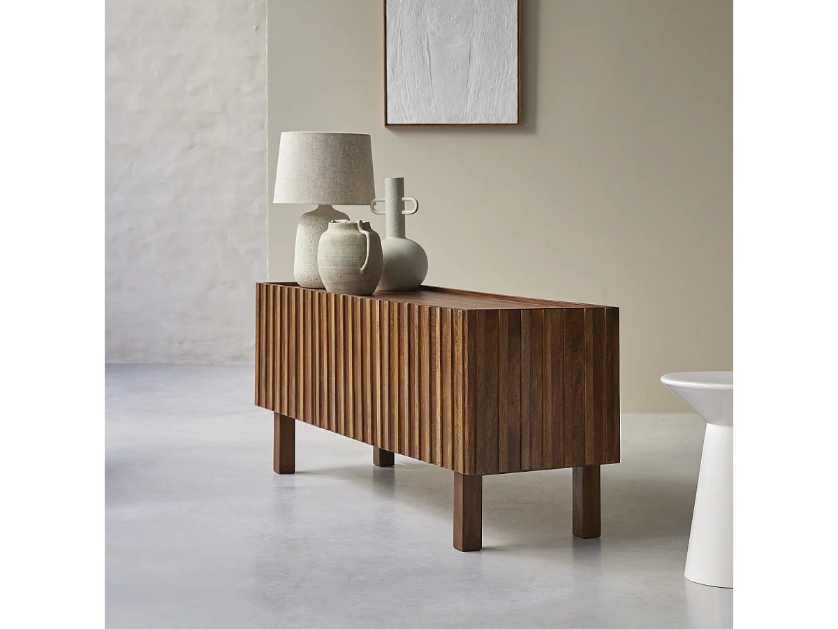 TV-Schrank Milo aus massivem Mangoholz 140 cm