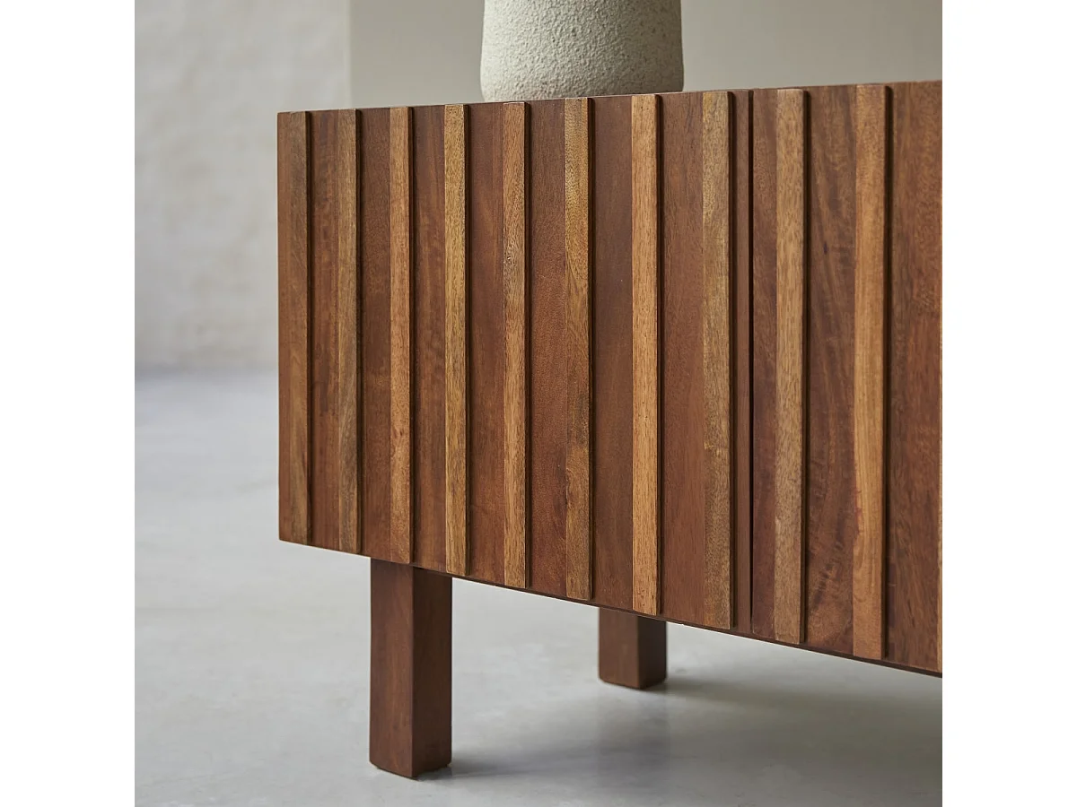 TV-Schrank Milo aus massivem Mangoholz 140 cm