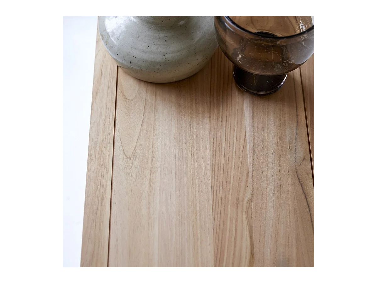 TV Schrank TV Unterschrank Board aus Teak 130 cm natürliches Teakholz