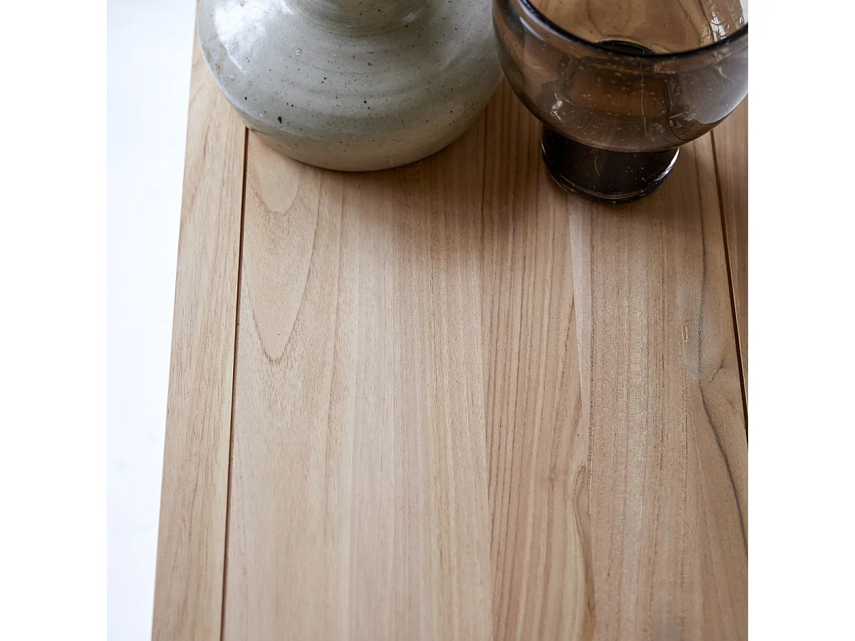 Meuble TV en bois de teck 130 Anton