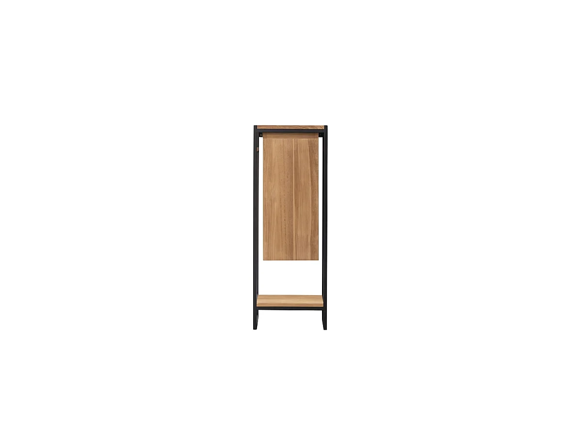 Scaffale modulabile in metallo e Teak 40 Michal