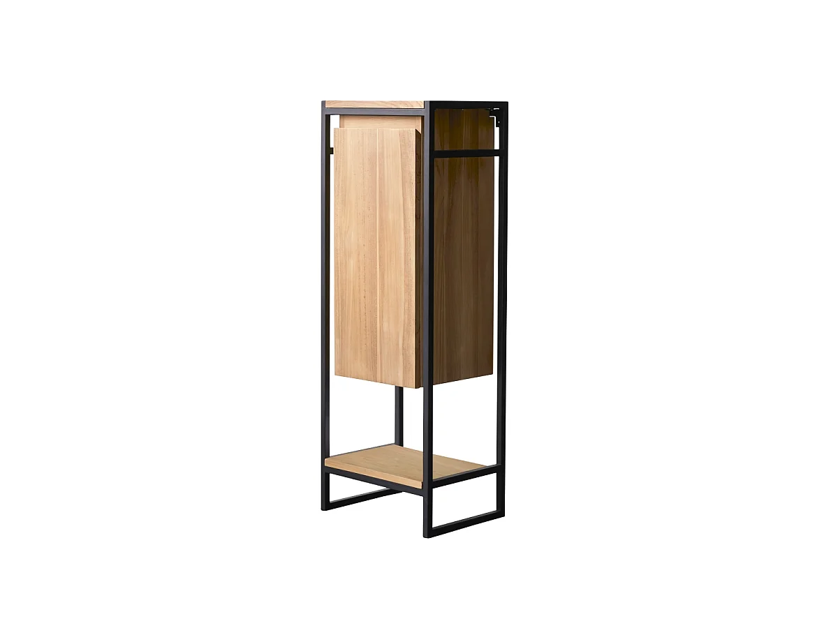 Scaffale modulabile in metallo e Teak 40 Michal