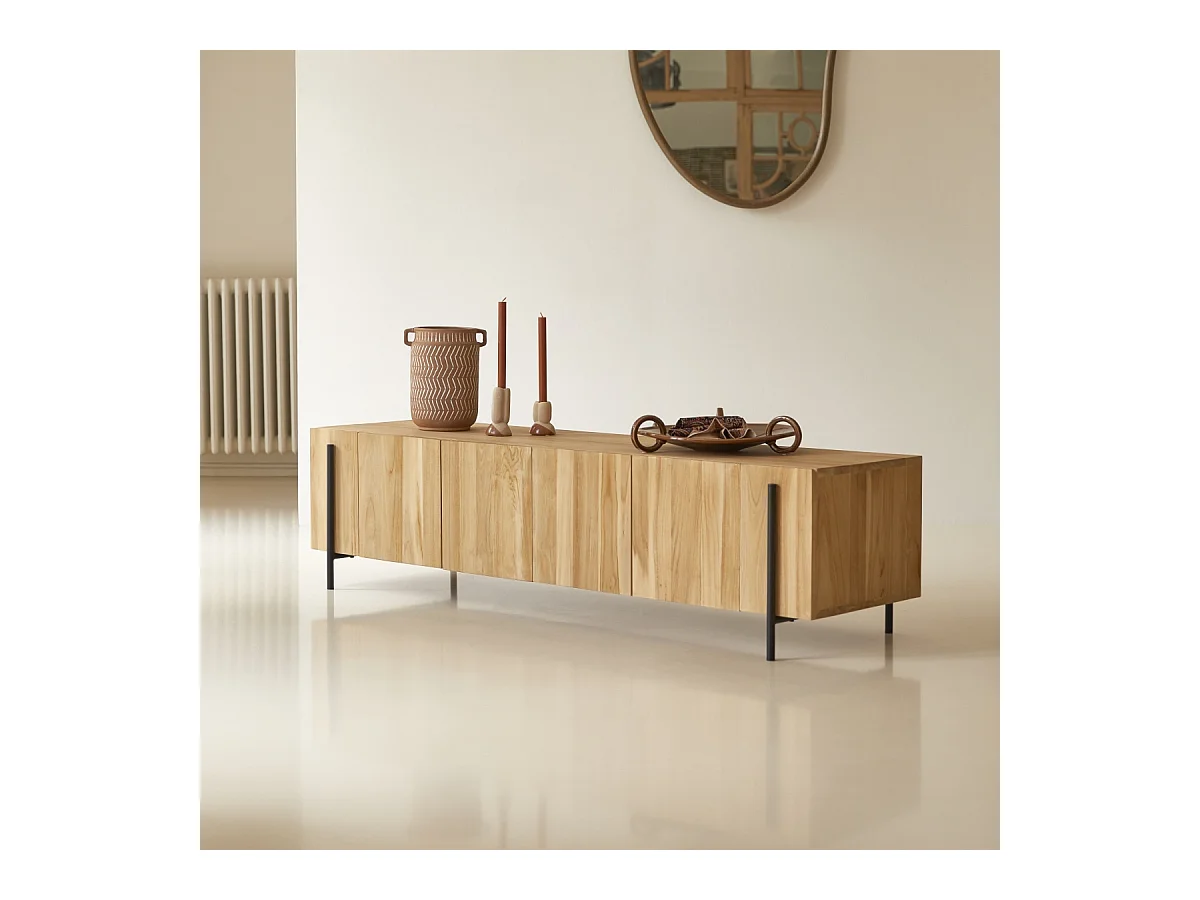 TV-Schrank Honorine aus Teakholz 170