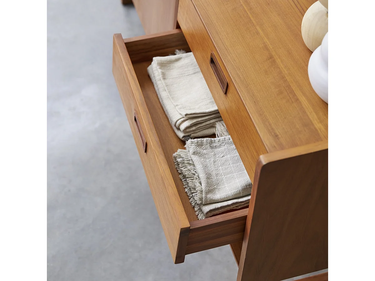 Mobile porta TV in Teak verniciato 160 cm