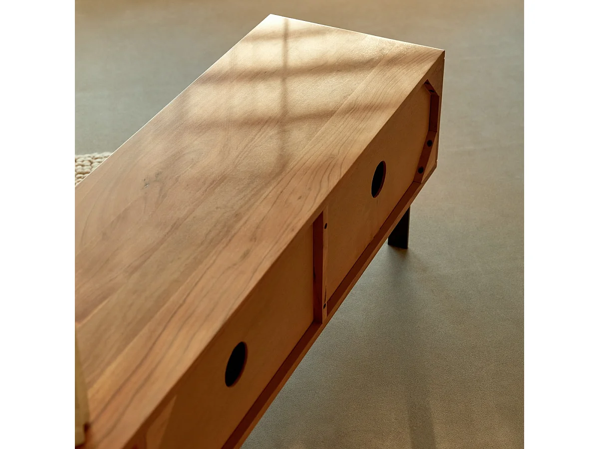 TV Unterschrank TV Schrank Hifi 160 cm aus Akazie Tikamoon