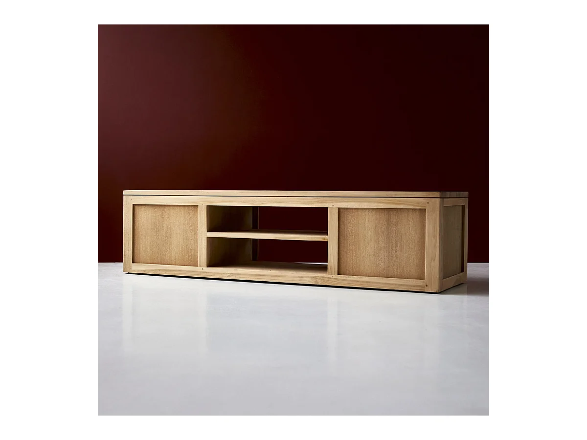 TV Schrank aus massivem Teak Basil 140 cm