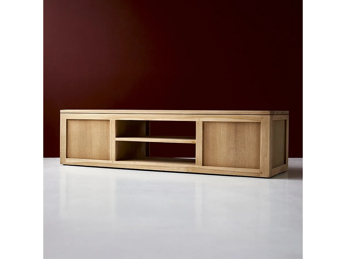 TV Schrank aus massivem Teak Basil 140 cm