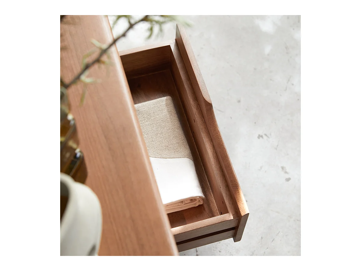 Mobile TV in legno di mango massello 140 cm