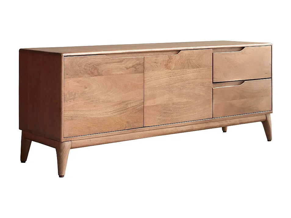 Mobile TV in legno di mango massello 140 cm