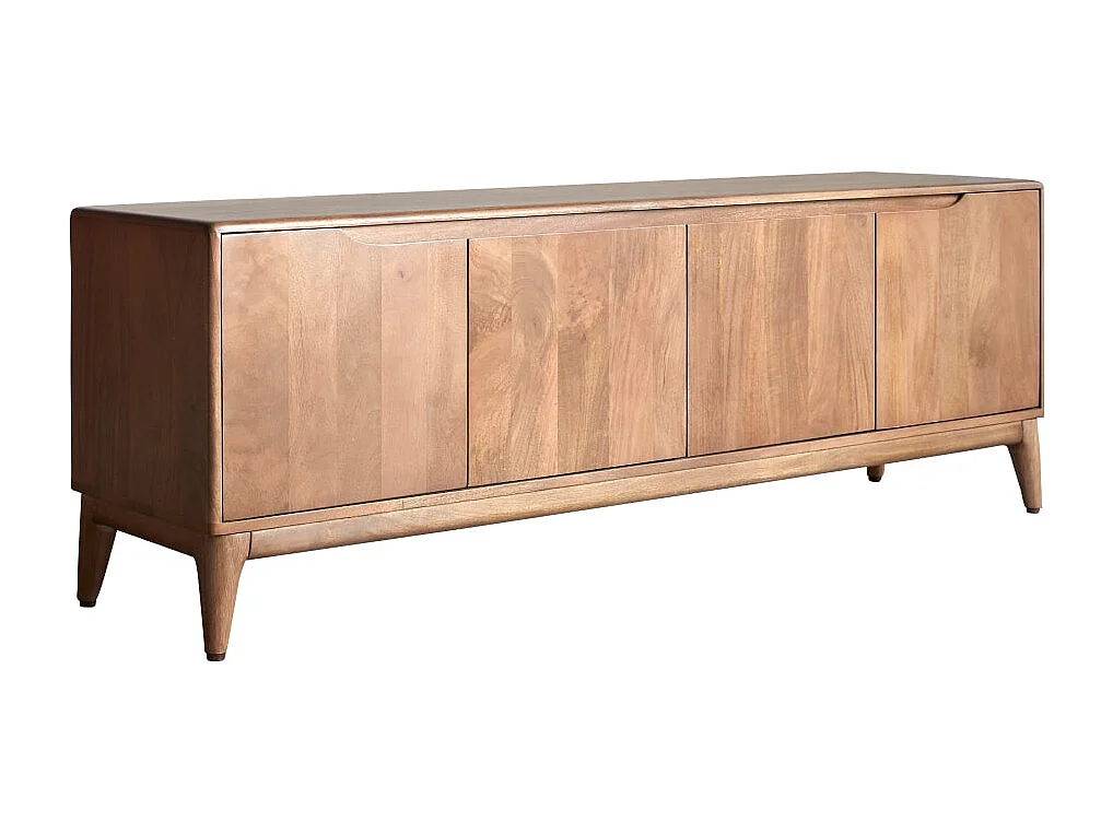 Mobile TV Gabrielle in legno di mango massello 160 cm