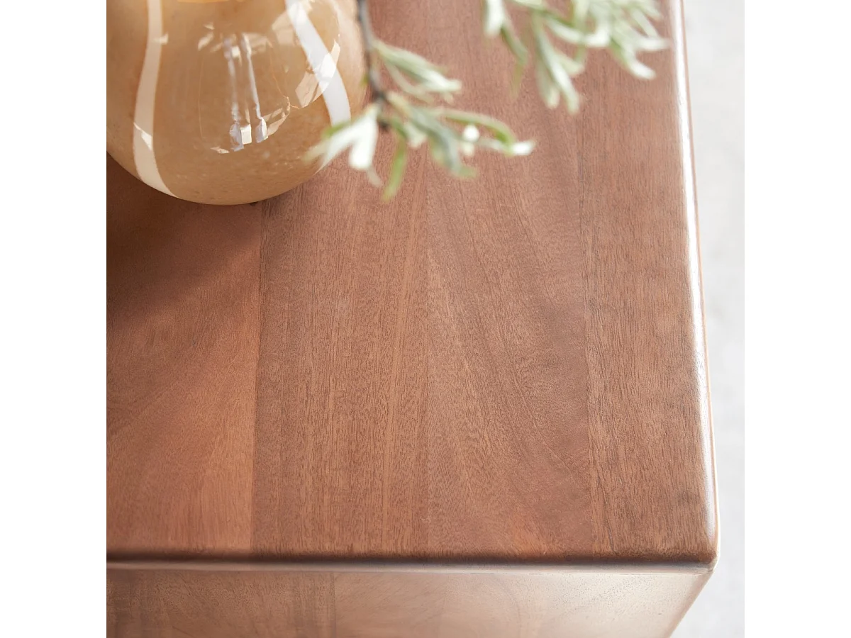 Mobile TV Gabrielle in legno di mango massello 160 cm