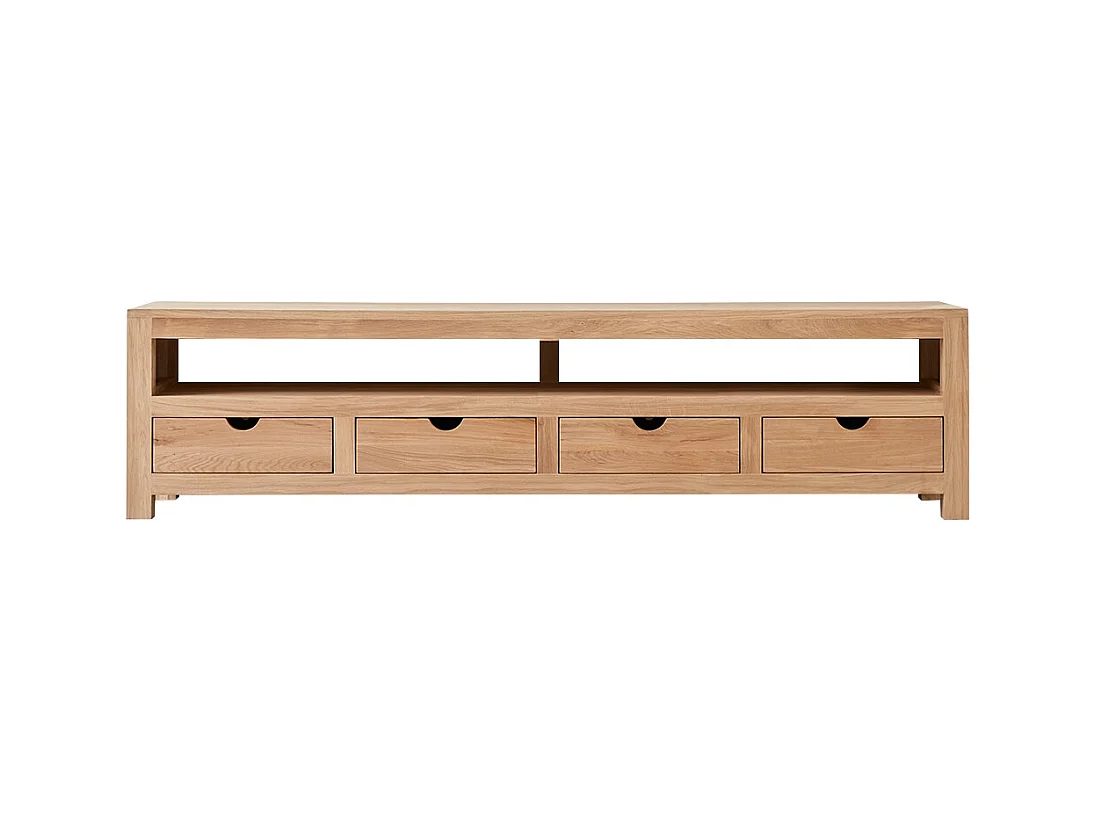 Mobile TV Oliver in rovere massello 200 cm