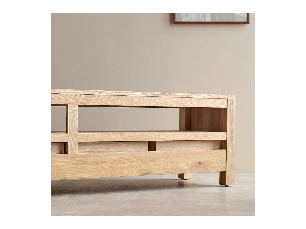 Mobile TV Oliver in rovere massello 200 cm