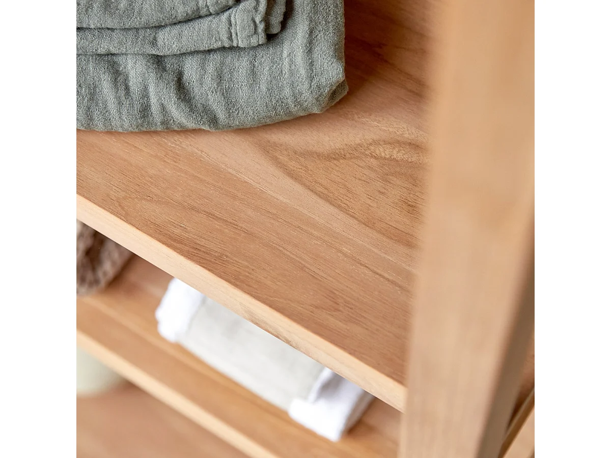 Etagère de Salle de bain en bois de teck 180 Sera
