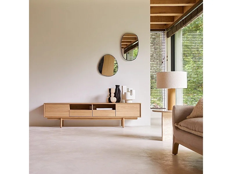 Mobile TV in legno di rovere 180 Ellie