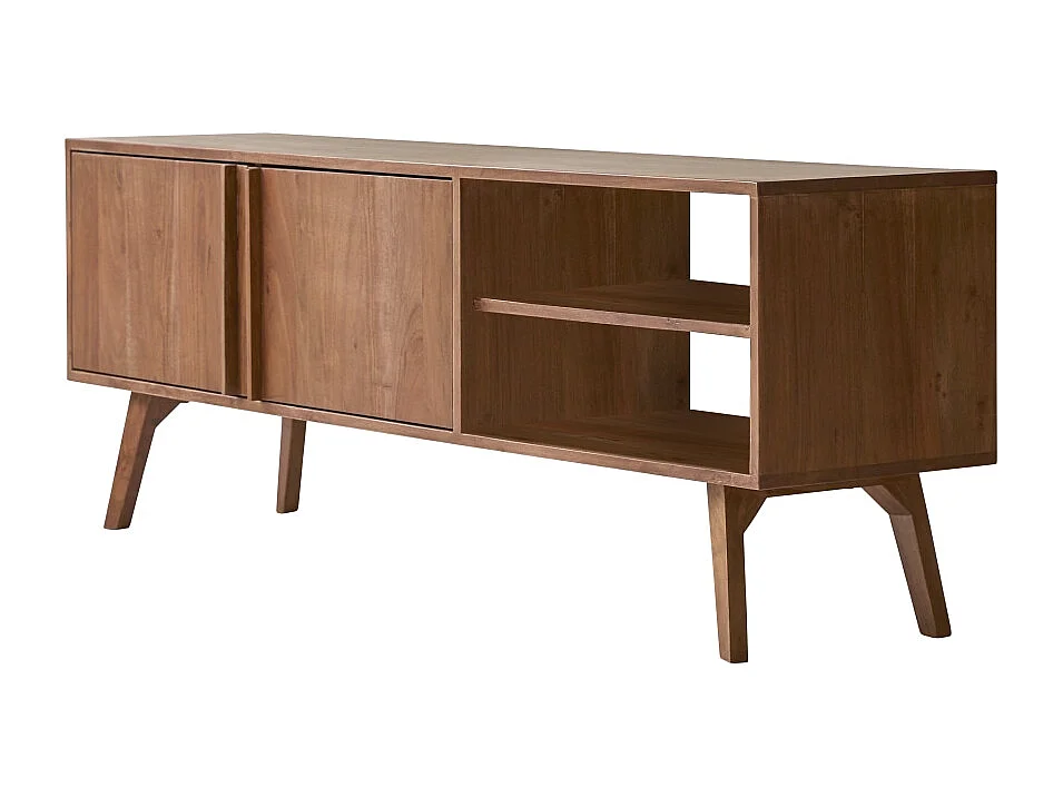 Mobile TV in acacia Niels da 150 cm