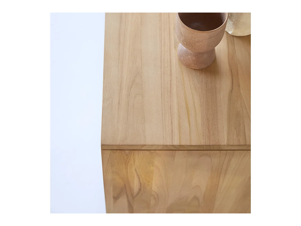 TV Unterschrank Teak Teakholz Massivholz TV Sideboard Lowboard 140  Neu