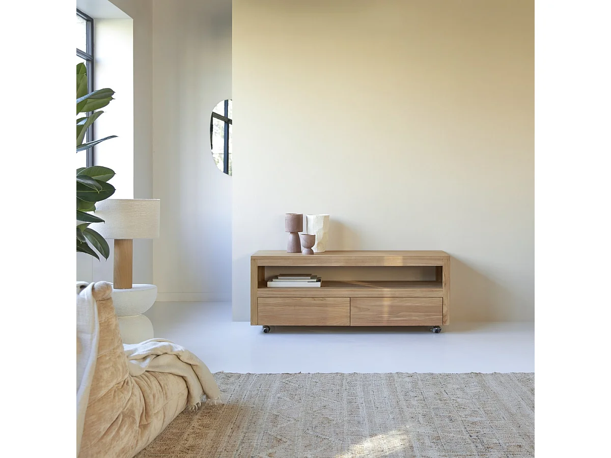 Mobile TV in legno di teak 140 Anoa