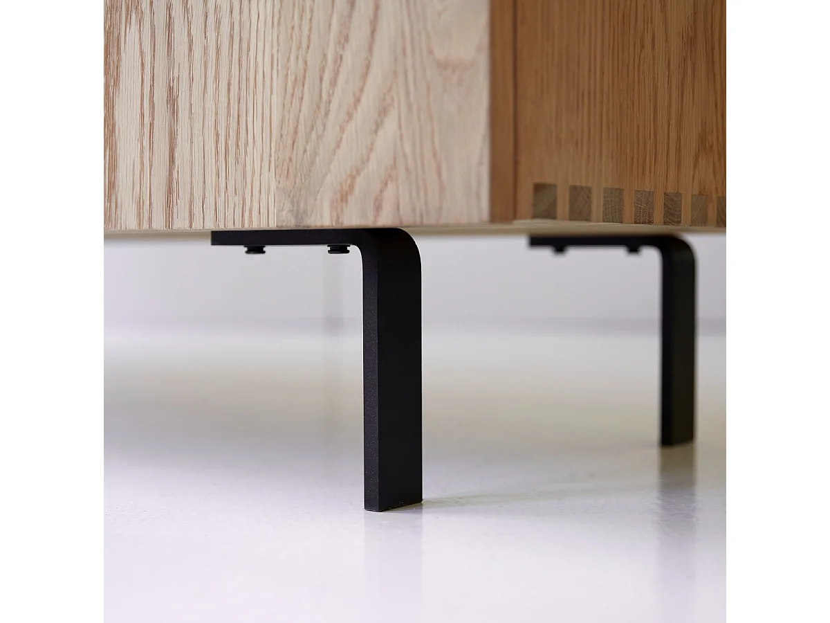 Mobile TV in legno di quercia 160 Jeanne