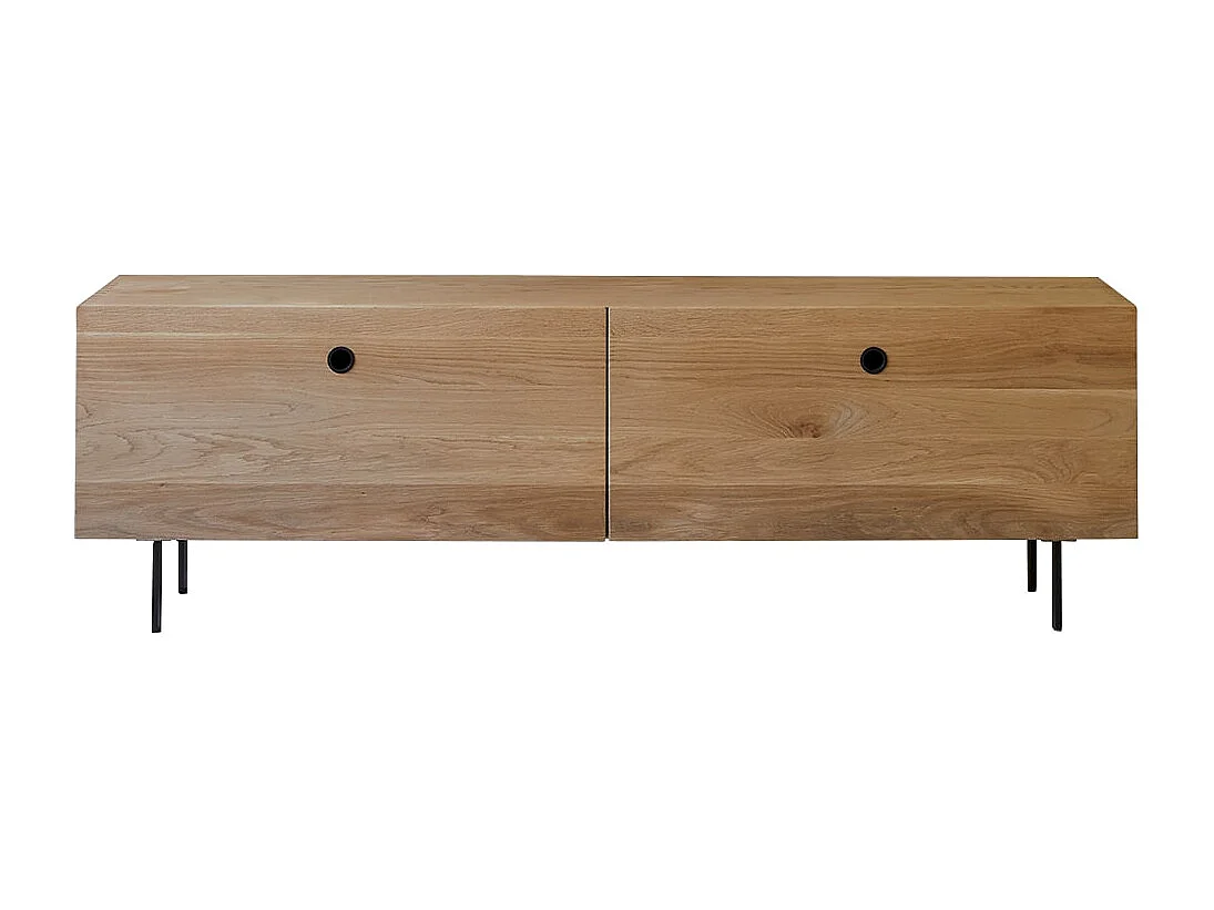 Meuble TV en bois de chêne 160 Jeanne