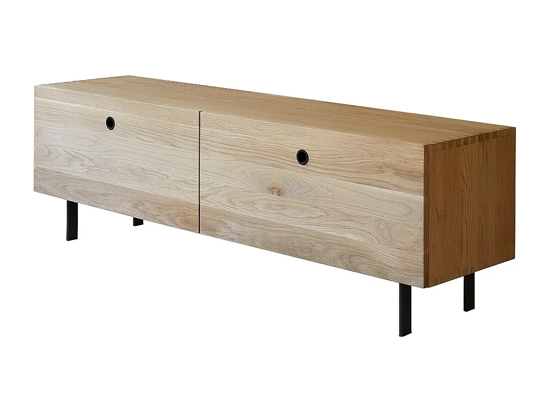 Meuble TV en bois de chêne 160 Jeanne