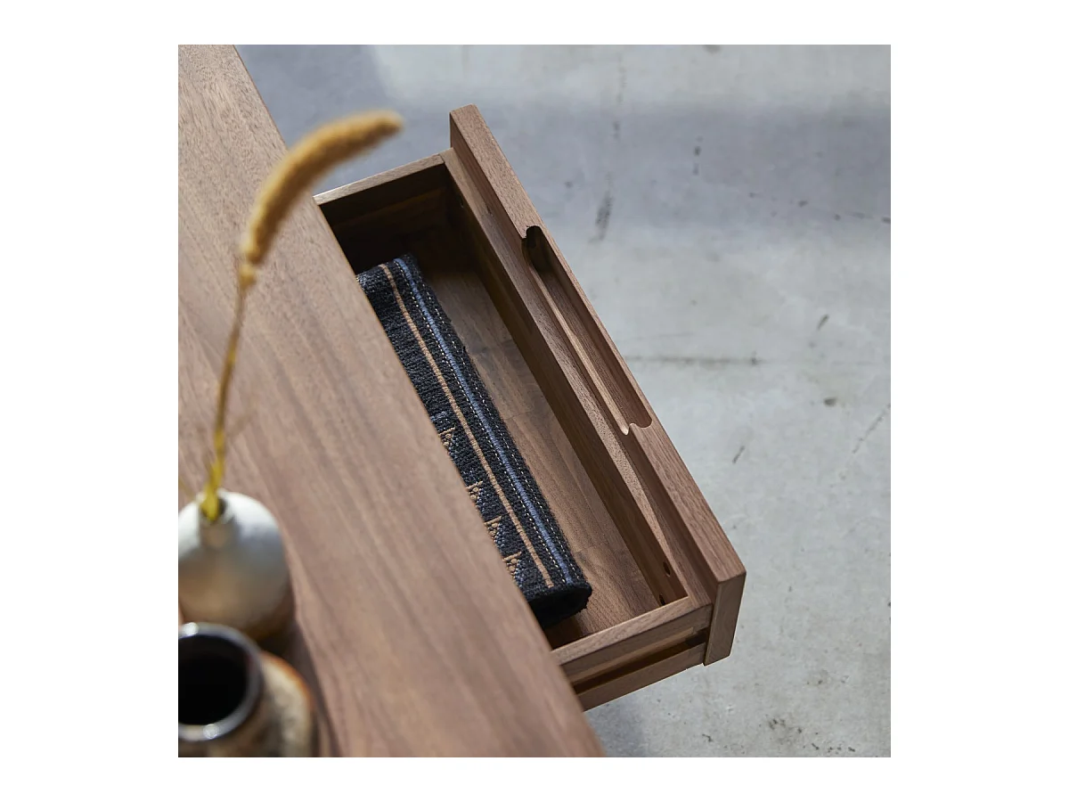 Meuble TV en bois de noyer 180 Ellie