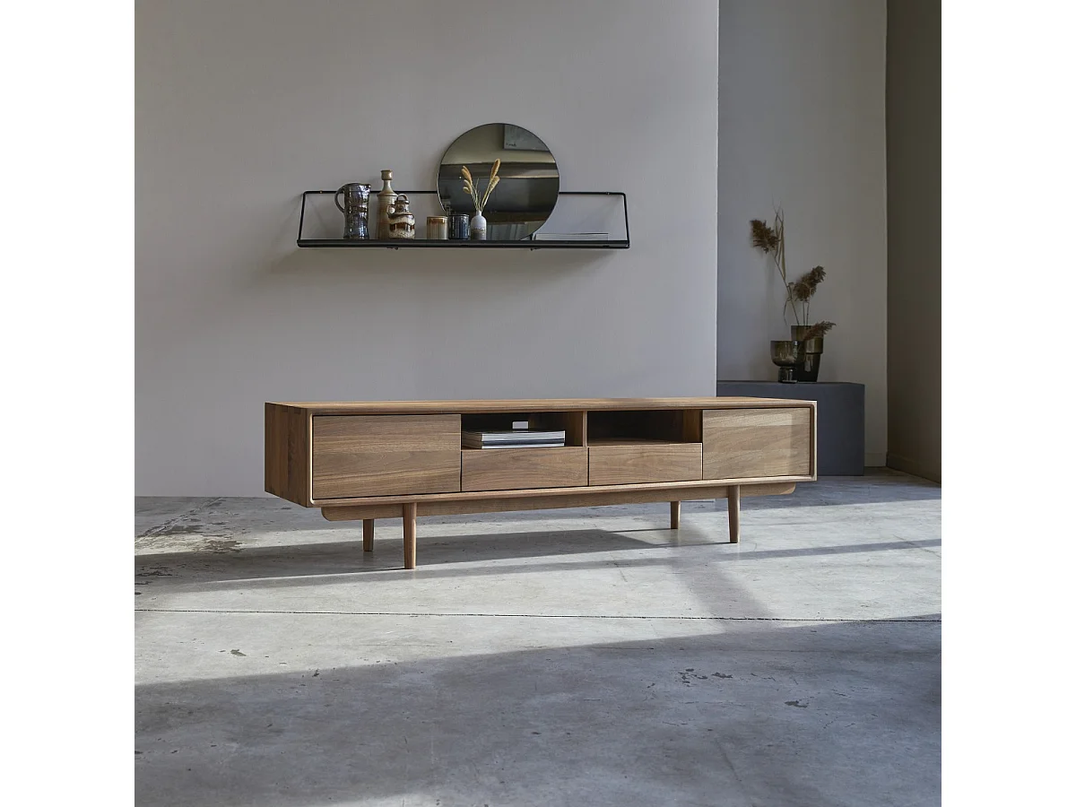 TV-Schrank aus Nussbaumholz 180 Ellie