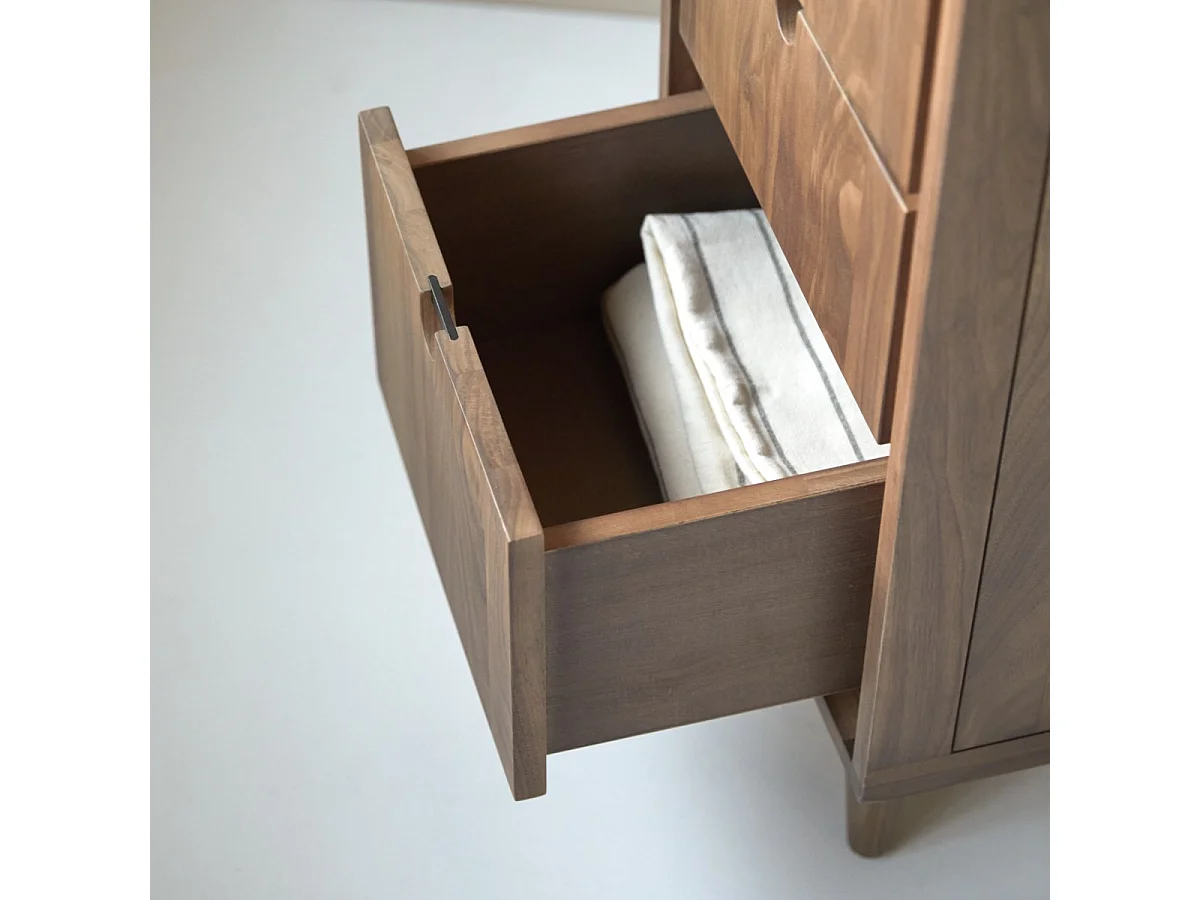 Hochschrank aus Nussbaumholz 180 Jonàk