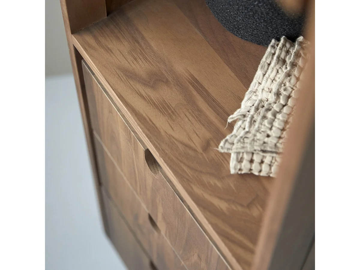 Hochschrank aus Nussbaumholz 180 Jonàk