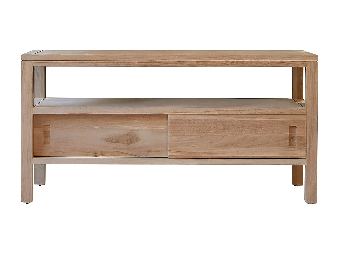 Meuble TV en bois de teck 100 Anton