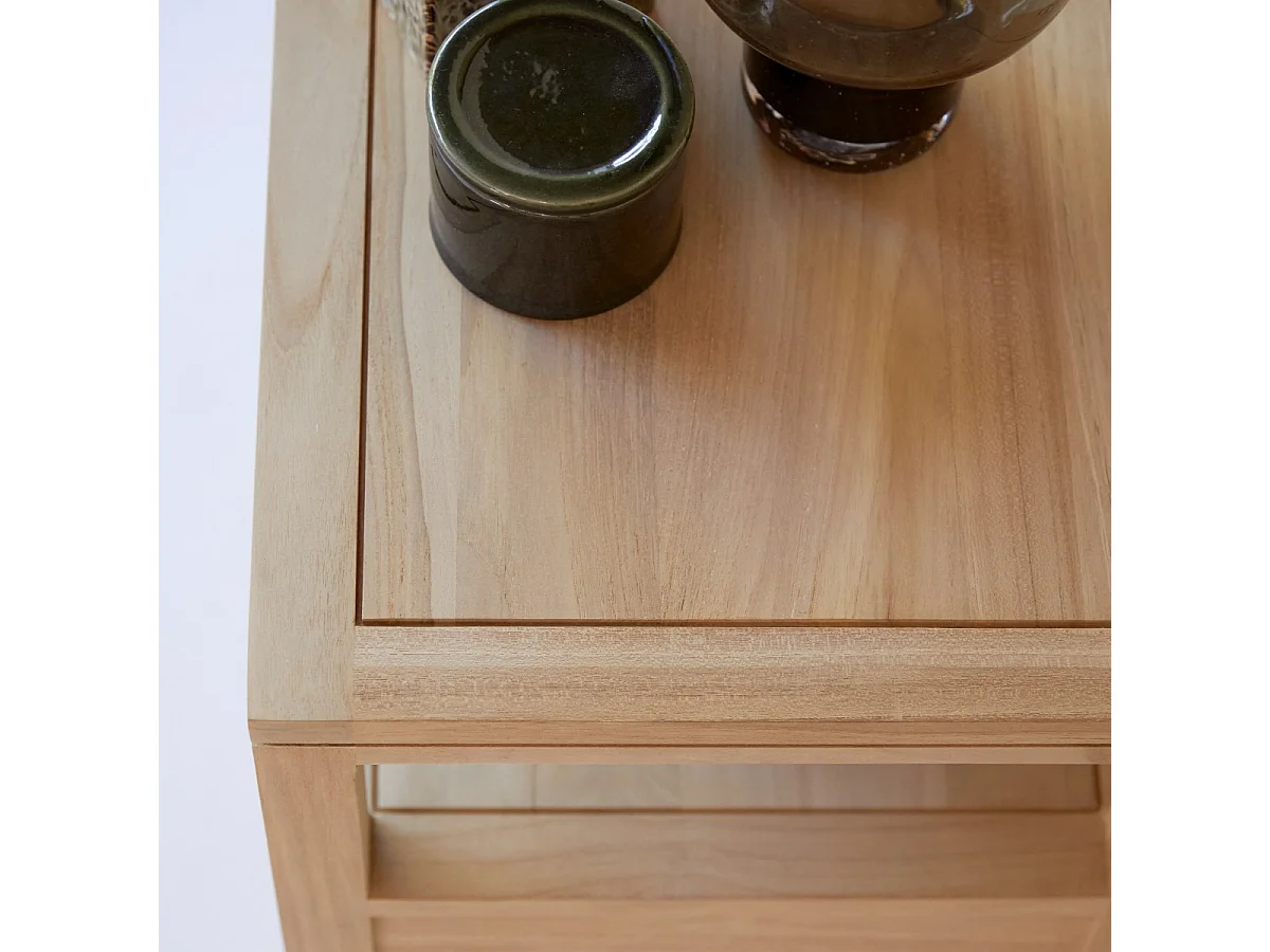 Meuble TV en bois de teck 100 Anton