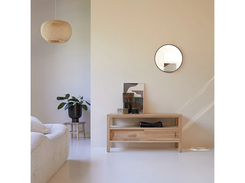 Mobile porta TV in Teak naturale 100 cm