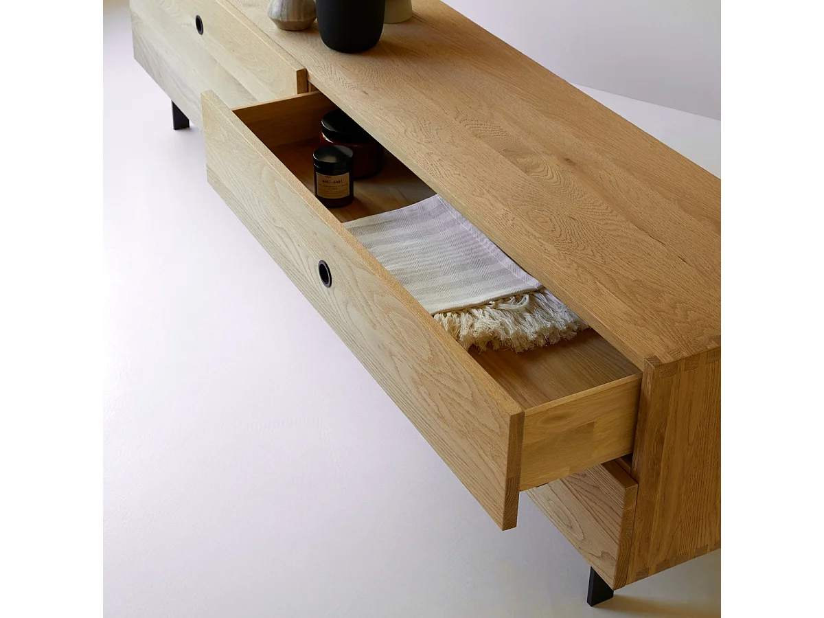 Mobile TV in legno di quercia 200 Jeanne