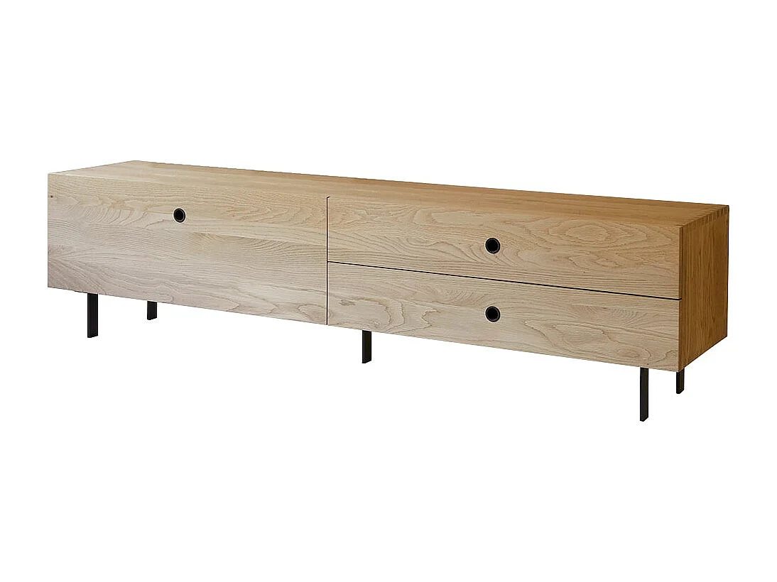 Mobile TV in legno di quercia 200 Jeanne