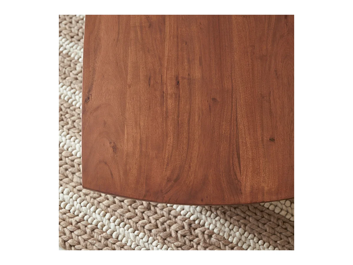 Couchtisch aus Akazienholz Suzanne 140x60