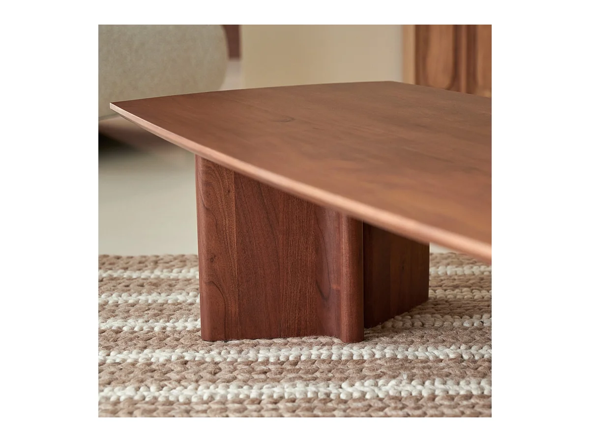 Couchtisch aus Akazienholz Suzanne 140x60