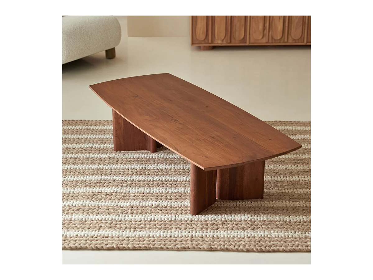 Couchtisch aus Akazienholz Suzanne 140x60