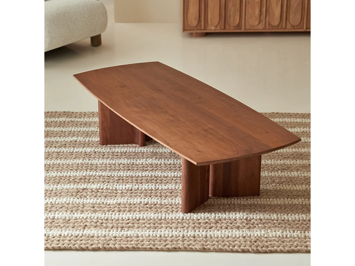 Couchtisch aus Akazienholz Suzanne 140x60