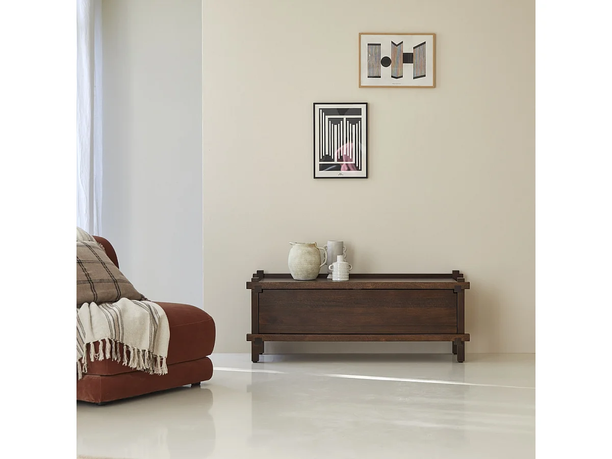 Mobile TV in legno di mango massello Arko