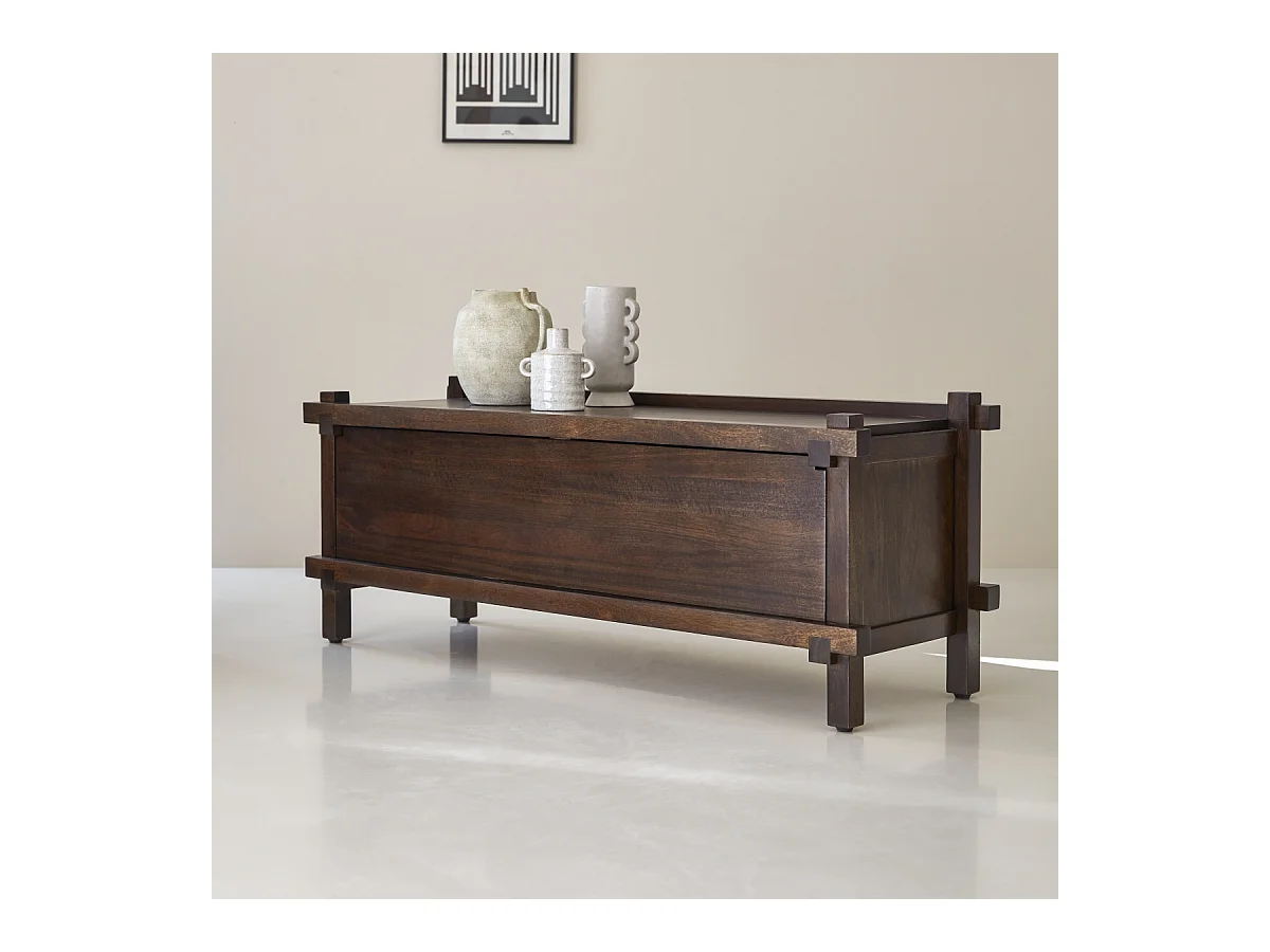 Mobile TV in legno di mango massello Arko