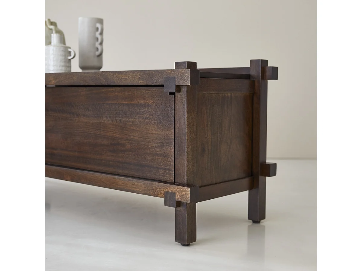 Mobile TV in legno di mango massello Arko