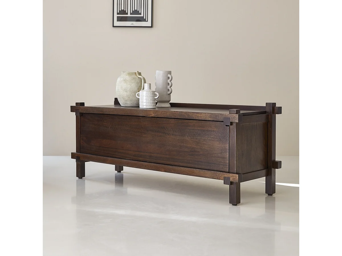 TV-Möbel Arko aus massivem Mangoholz