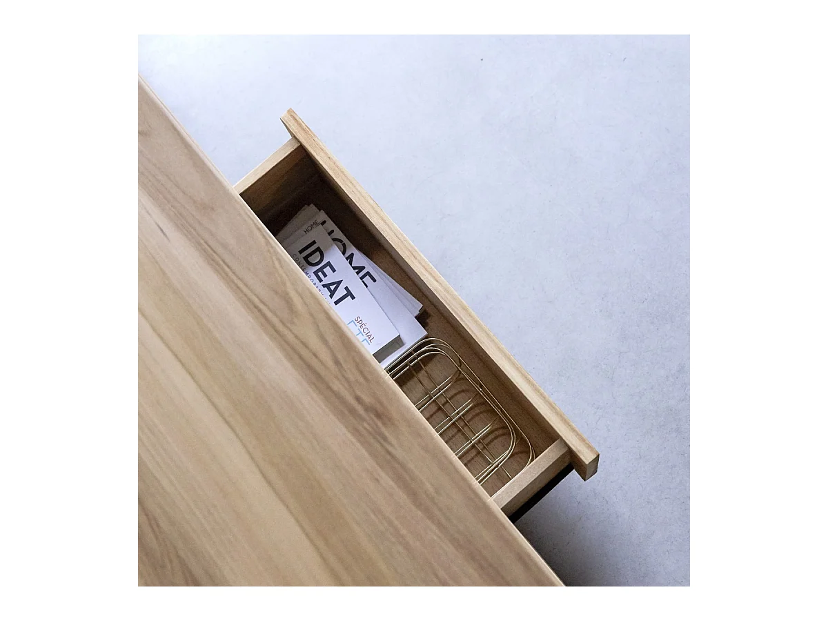 TV Schrank aus Teak auf praktischen Rollen 180cm Anoa Massivholz Tikamoon