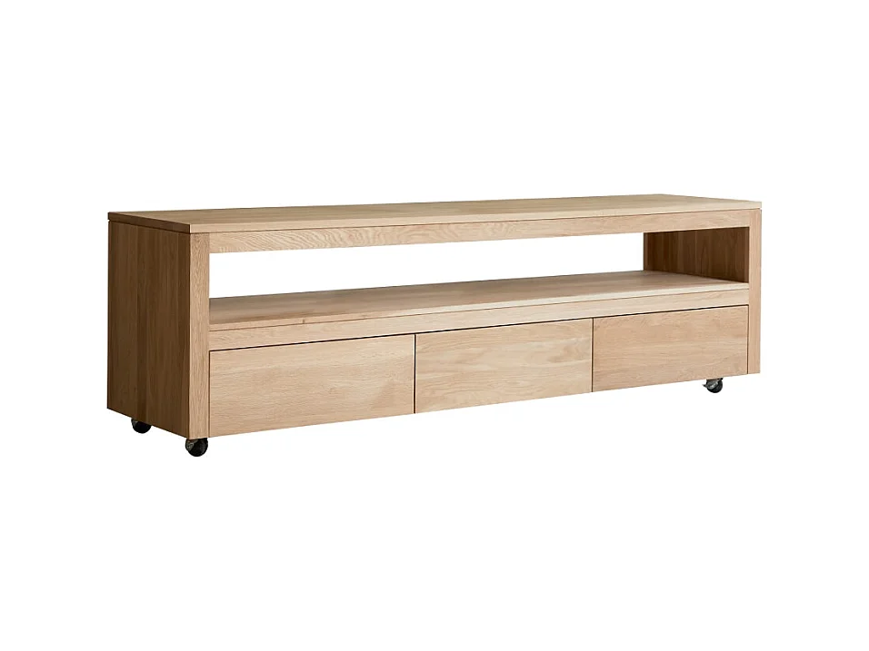 Mobile TV in legno di quercia senza nodi 180 Anoa