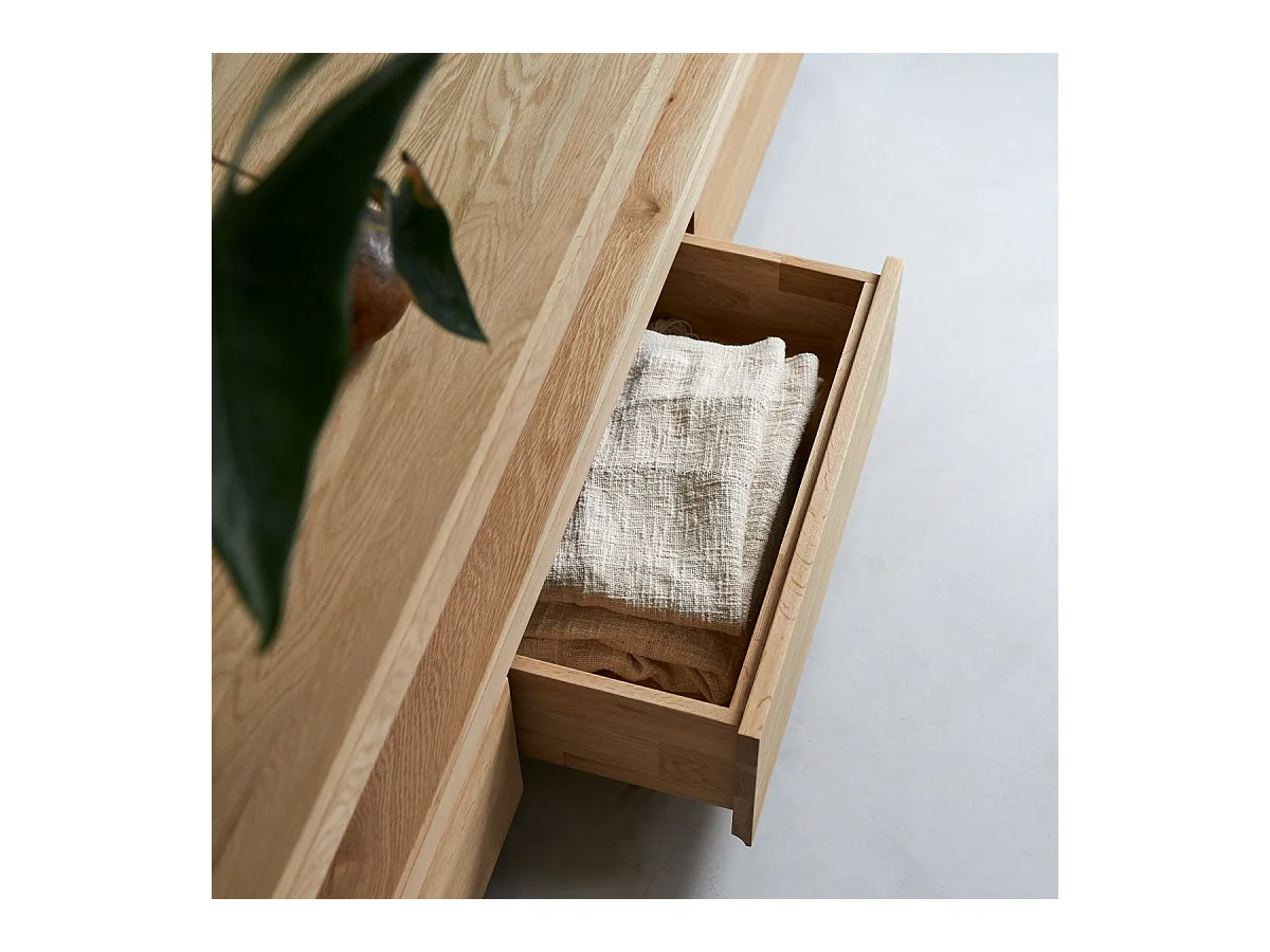 Mobile TV in legno di quercia senza nodi 180 Anoa