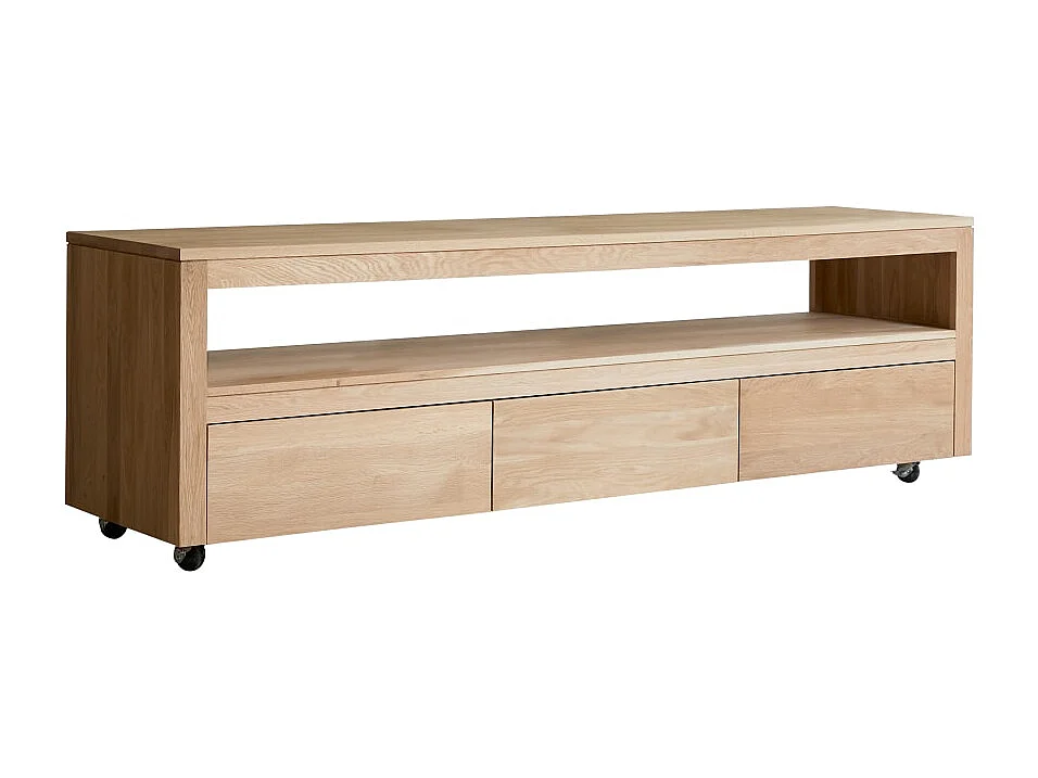 Mobile TV in legno di quercia senza nodi 180 Anoa