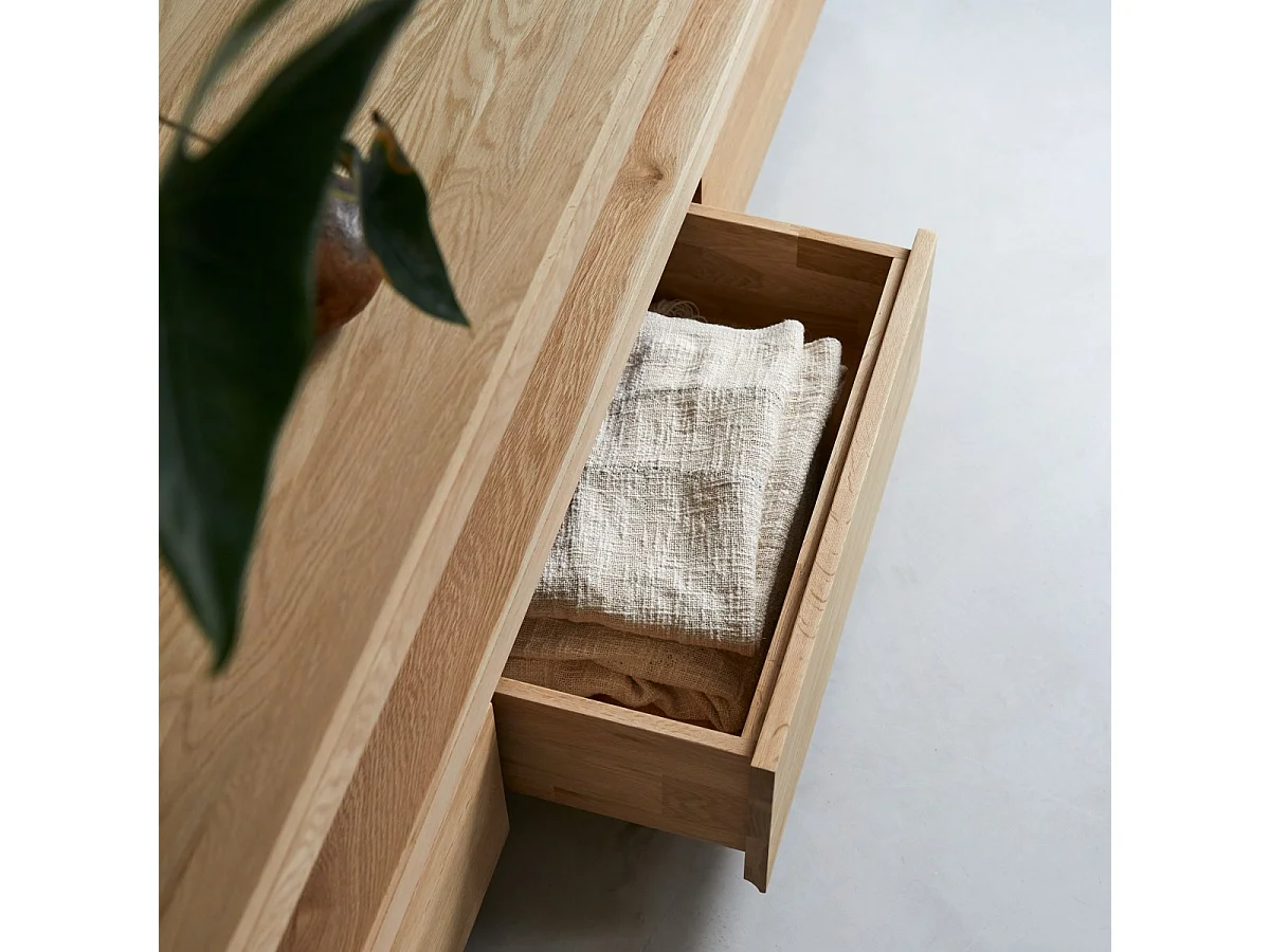 Mobile TV in legno di quercia senza nodi 180 Anoa