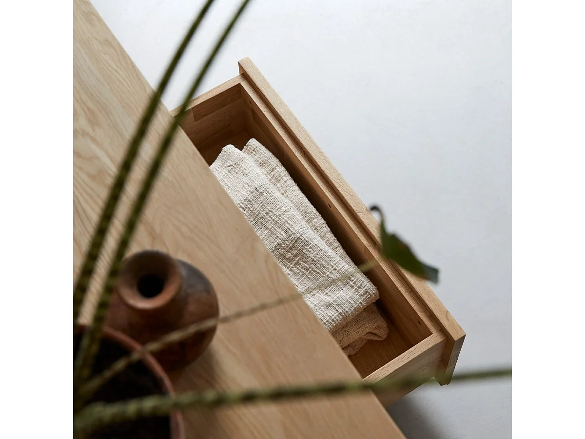 Mobile TV in legno di quercia senza nodi 180 Anoa