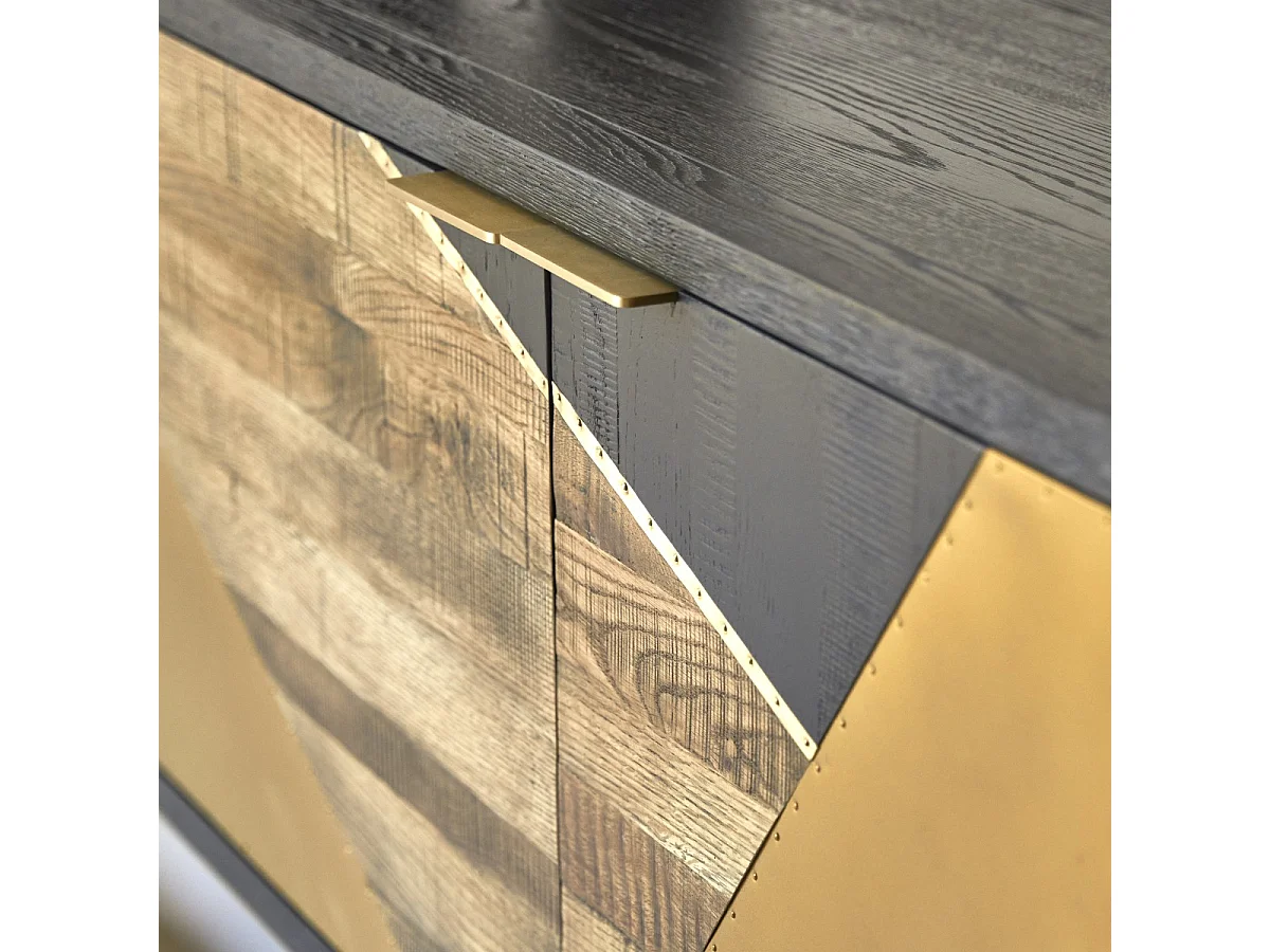 TV-Schrank Oscar aus Eichenholz 160 cm