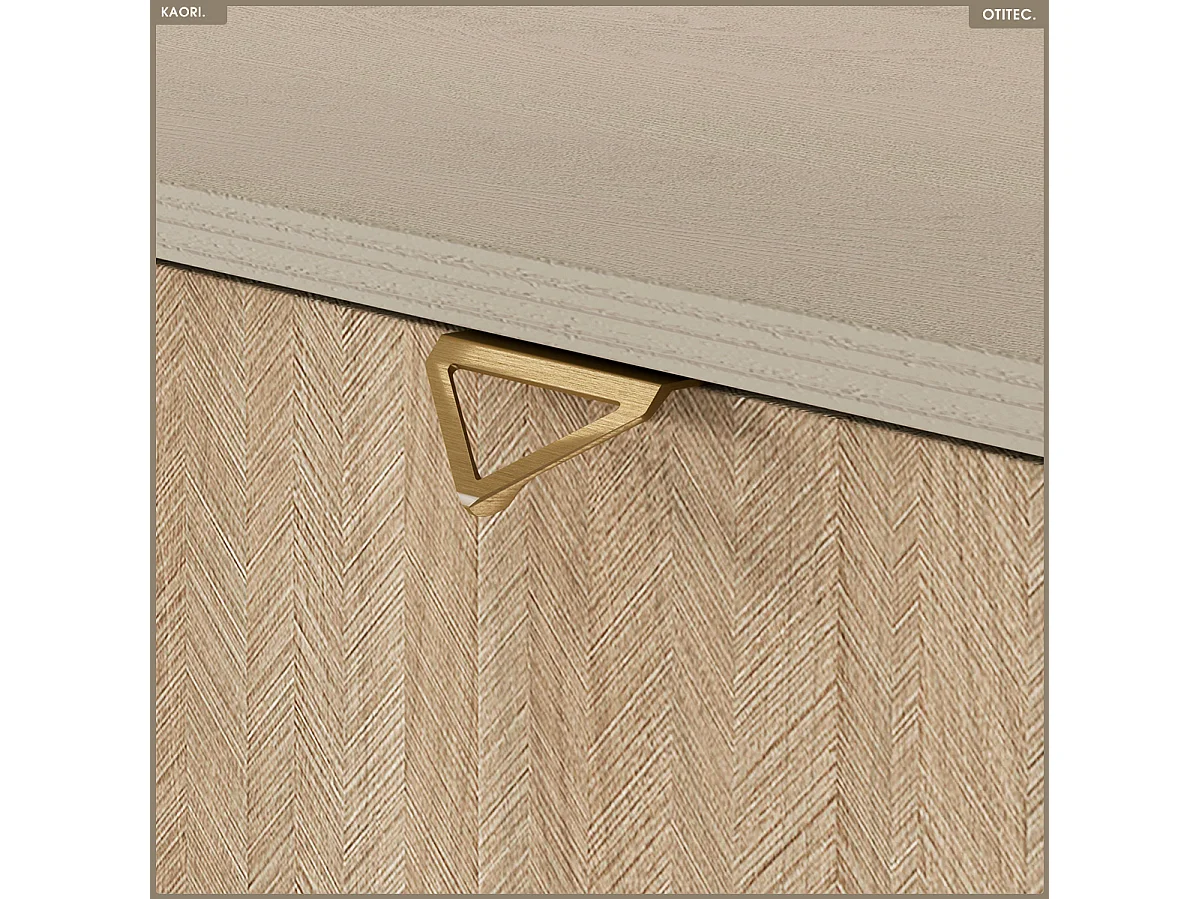 Meuble TV - L.158 x H.52 x P.38 cm - KAORI